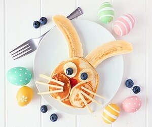 Teljes kiörlésű palacsinta húsvétra
