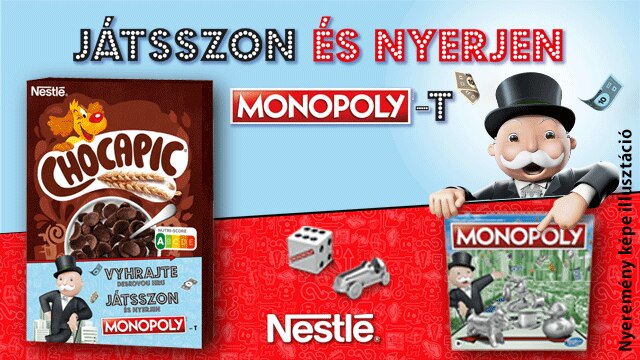 Gabonapelyhek monopoly játék