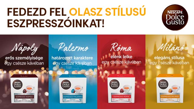 Nescafé Dolce Gusto kávék