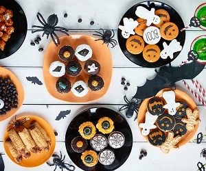 halloween aprósütemény