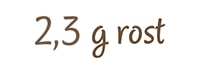 rosttartalom: 2.3 g