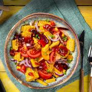 Grillezett zöldségek Salsa szósszal
