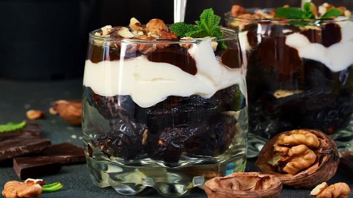 Aszalt szilvás mascarponés pohárkrém