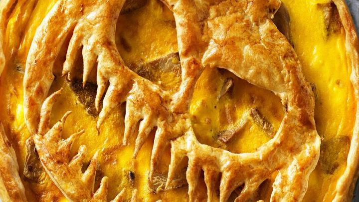 Halloweeni sütőtökös pite